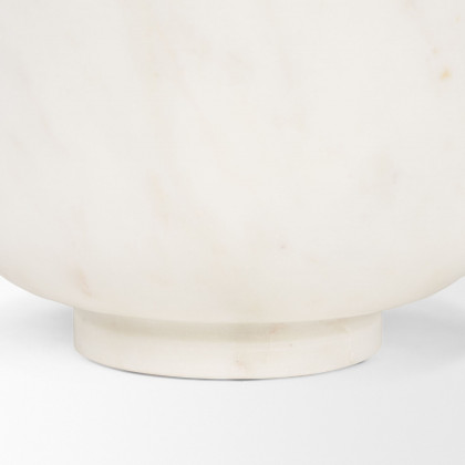 Mercana Katora Premium Solid Marble Bowl - White, Small