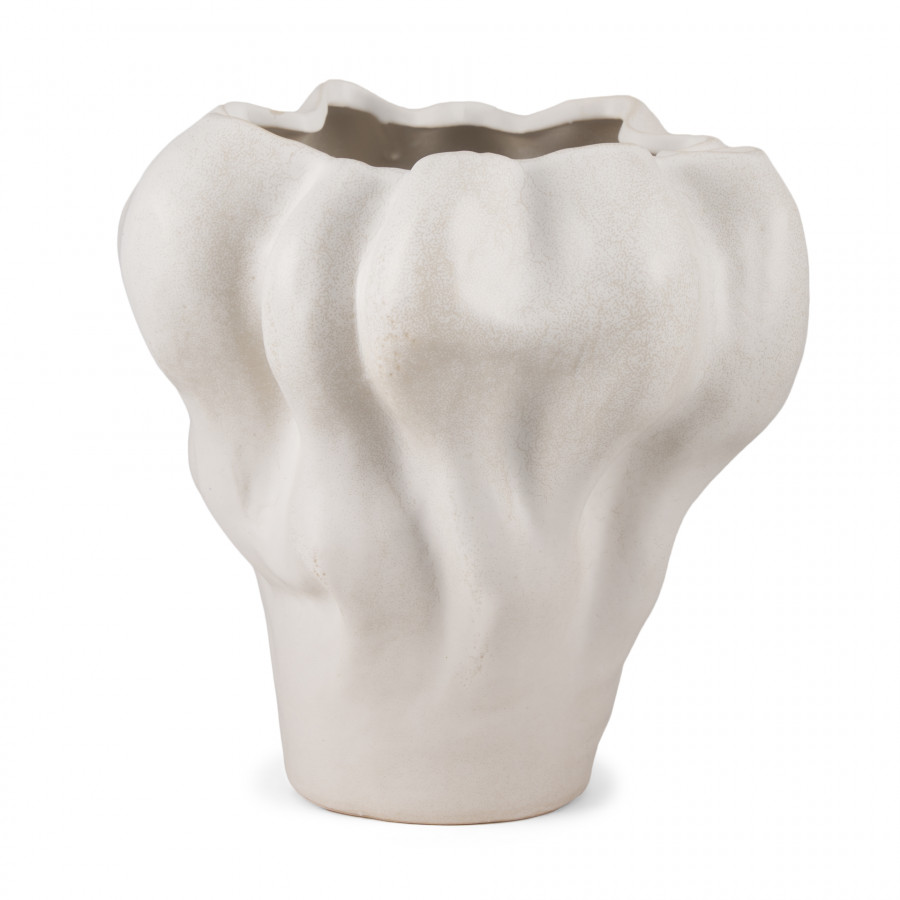 Mercana - Vanna Vase in Cream, Ceramic