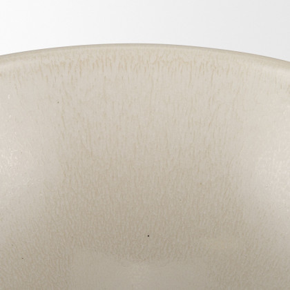 Mercana Tyren Decorative Round Ceramic Bowl - Cream