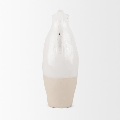 Mercana Valora Vase - White, Ceramic