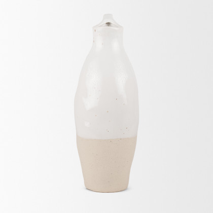 Mercana Valora Vase - White, Ceramic