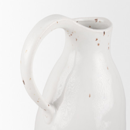 Mercana Valora Vase - White, Ceramic