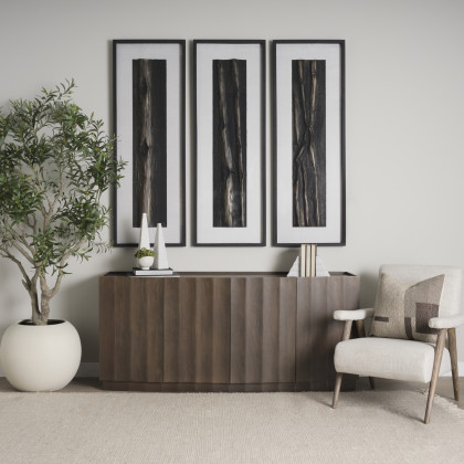 Mercana - Swanson Sideboard in Brown, Solid Wood