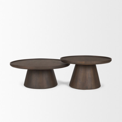 Mercana - Takoda Coffee Table in Brown, Solid Wood