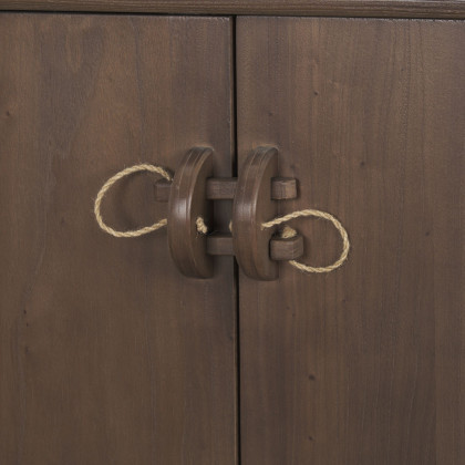 Mercana Varenna Sideboard - Dark Brown, Wood
