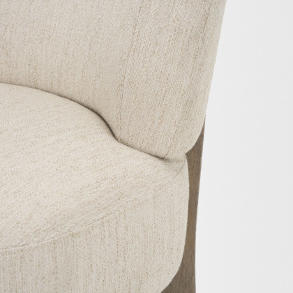 Mercana - Vyra Accent Chair in Cream, Fabric