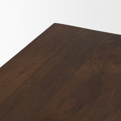 Mercana - Wolcott Bench in Brown, Solid Wood