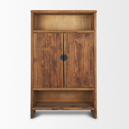 Mercana - Wayde Curio Cabinet in Brown, Wood