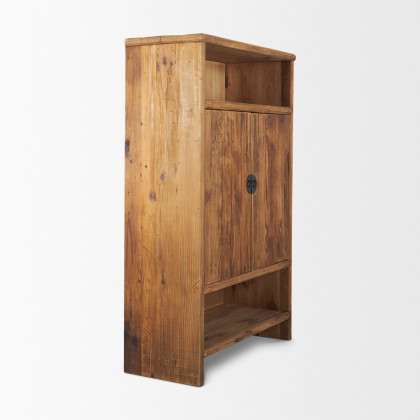 Mercana - Wayde Curio Cabinet in Brown, Wood