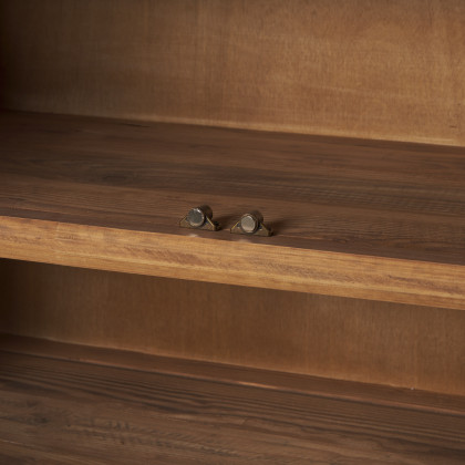 Mercana - Wayde Curio Cabinet in Brown, Wood