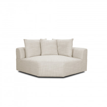 Mercana Warner 3 Piece Sectional with Corner Piece - Oatmeal, Set A
