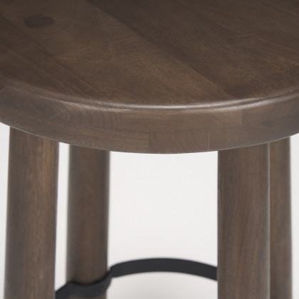 Mercana - Weldon Wood Seat Counter Stool in Brown, Wood