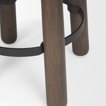 Mercana - Weldon Wood Seat Counter Stool in Brown, Wood