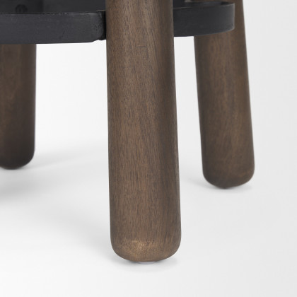 Mercana - Weldon Wood Seat Counter Stool in Brown, Wood
