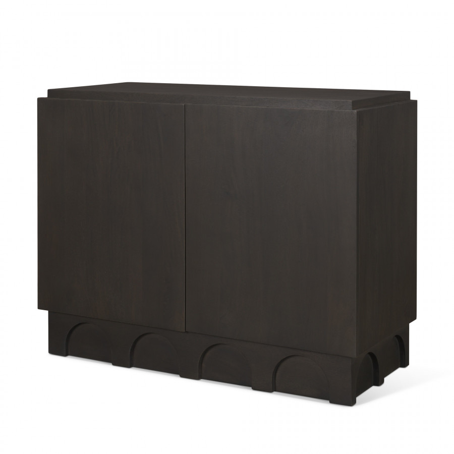 Mercana - Wagner Accent Cabinet in Brown, Solid Wood
