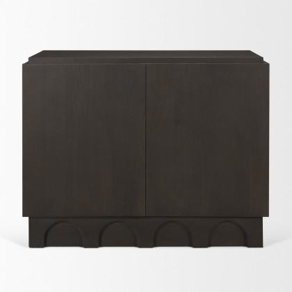 Mercana - Wagner Accent Cabinet in Brown, Solid Wood
