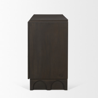 Mercana - Wagner Accent Cabinet in Brown, Solid Wood