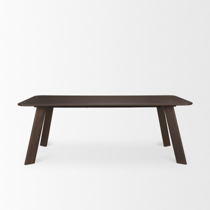 Mercana Welborn Dining Table - Dark Brown, L84"