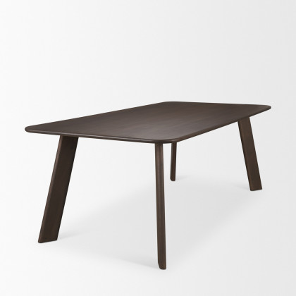 Mercana Welborn Dining Table - Dark Brown, L84"