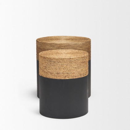 Mercana - Wenopa Accent Table in Black, Wood