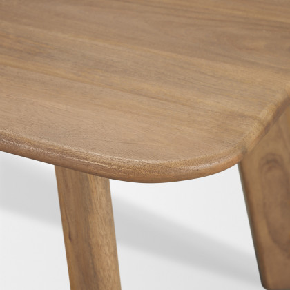 Mercana Welborn Dining Table - Light Brown, L72"