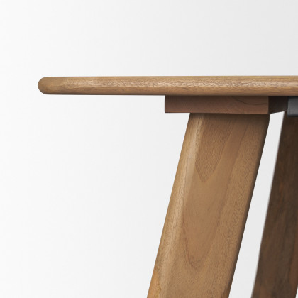 Mercana Welborn Dining Table - Light Brown, L72"