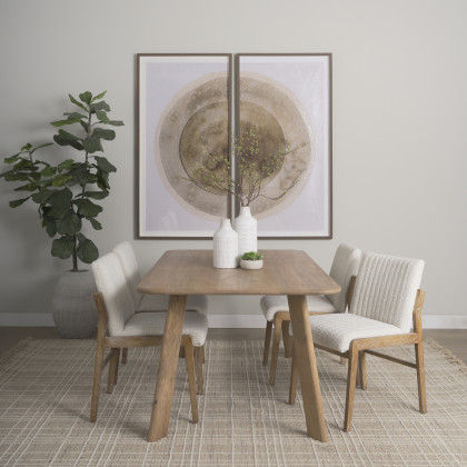 Mercana Welborn Dining Table - Light Brown, L72"