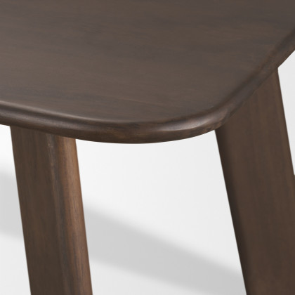 Mercana Welborn Dining Table - Dark Brown, L72"