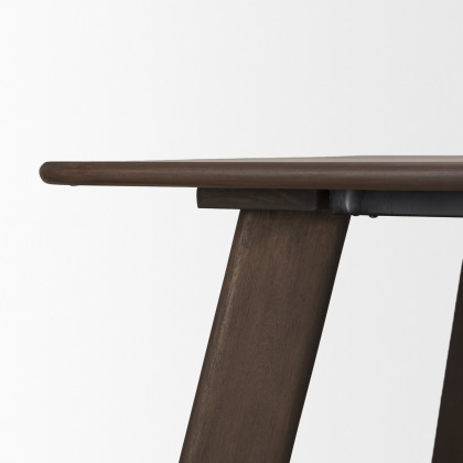 Mercana Welborn Dining Table - Dark Brown, L72"