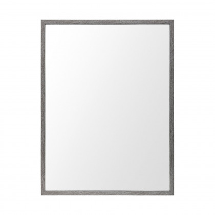 Mercana - Bristol 30x40 Faux Wood Frame Bathroom Vanity Mirror