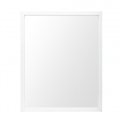 Mercana - Bristol 24x30 Faux Wood Frame Bathroom Vanity Mirror