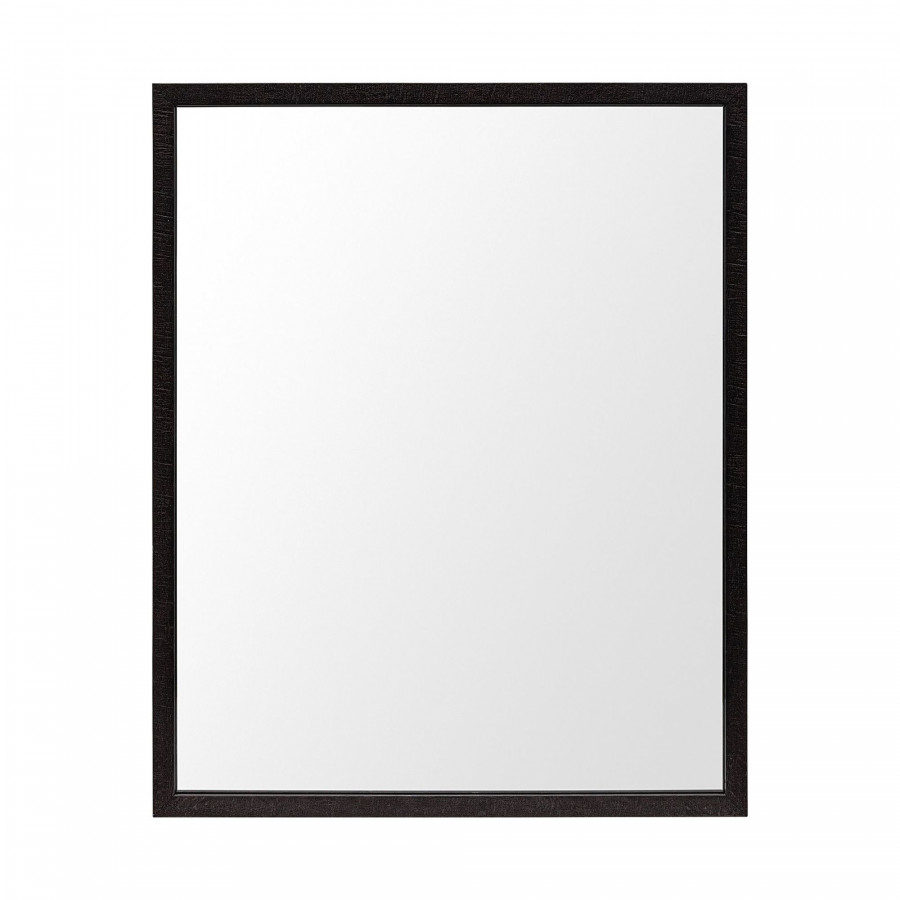 Mercana Bristol 24x30 Faux Wood Frame Bathroom Vanity Mirror - Espresso