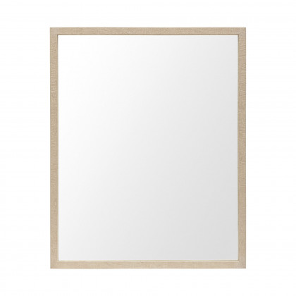 Mercana - Bristol 24x30 Faux Wood Frame Bathroom Vanity Mirror