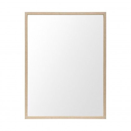 Mercana - Bristol 30x40 Faux Wood Frame Bathroom Vanity Mirror