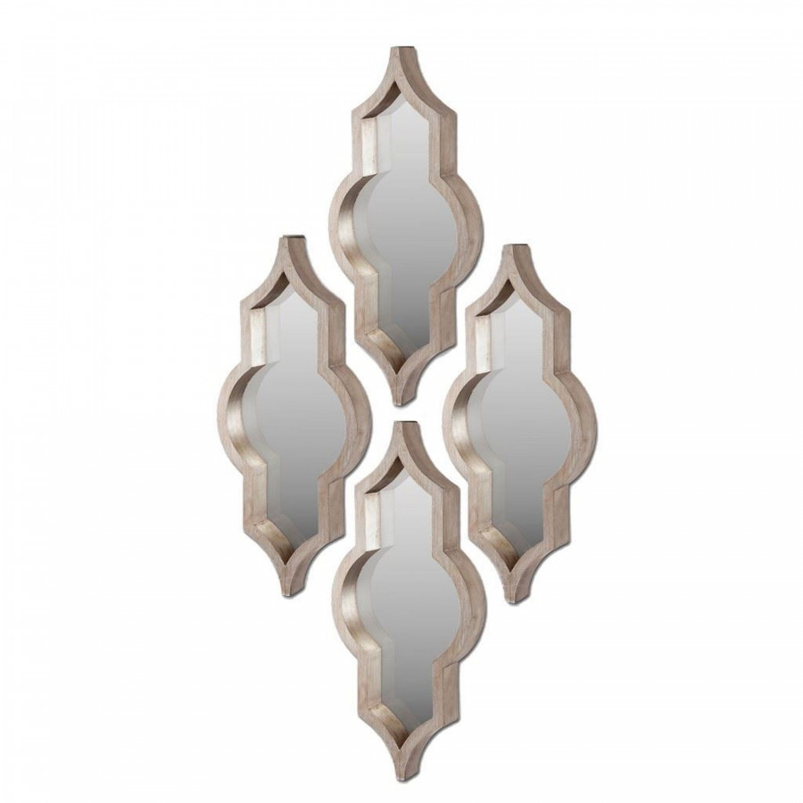 Mercana Tamanar I Mirror Collection (Set of 4) - Silver