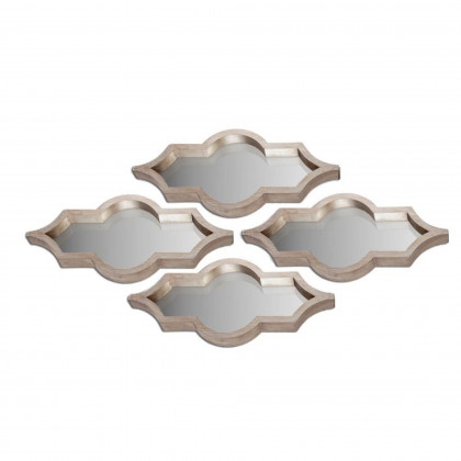 Mercana Tamanar I Mirror Collection (Set of 4) - Silver