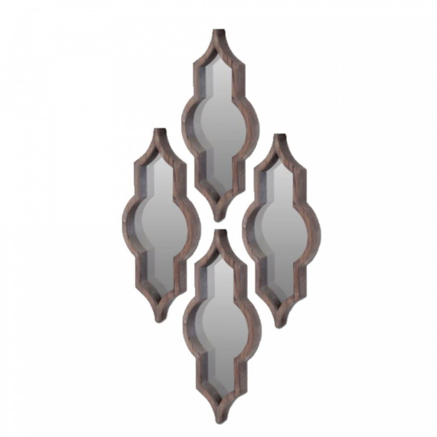Mercana Tamanar II Mirror Collection (Set of 4) - Brown