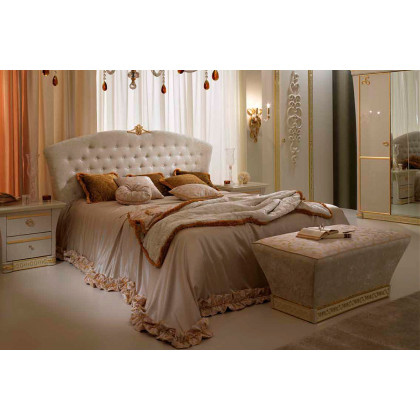 Mobis - Gocce Di Luce Queen Size Bed with Box And Opening Mechanism