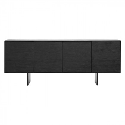 Mobital - Block Sideboard in Black Soot /Brushed Doors