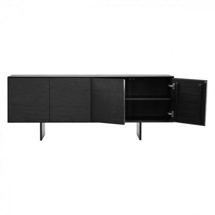 Mobital - Block Sideboard in Black Soot /Brushed Doors
