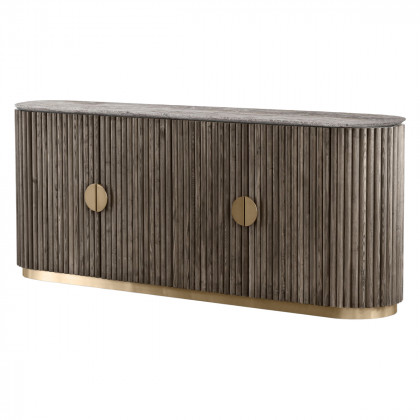 Mobital - Koii Sideboard in Silver Gray Travertine