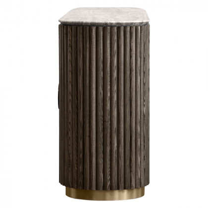 Mobital - Koii Sideboard in Silver Gray Travertine