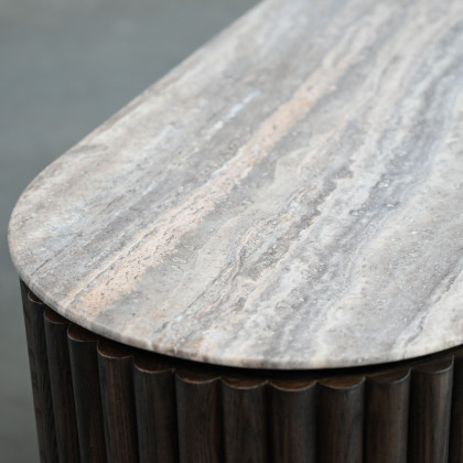 Mobital - Koii Sideboard in Silver Gray Travertine