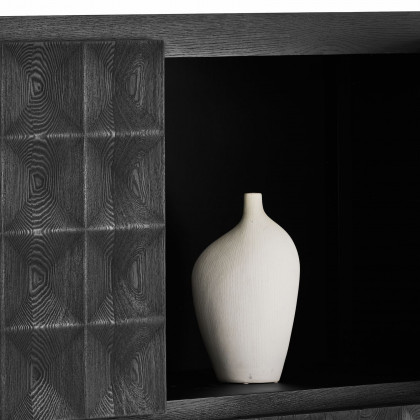 Mobital - Moss Sideboard Tall in Matte Black Oak