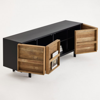 Mobital - Passage Sideboard in Matte Black Brushed