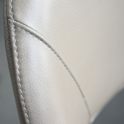 Mobital Bosco Dining Chair - Studio Taupe Pebbled Leather