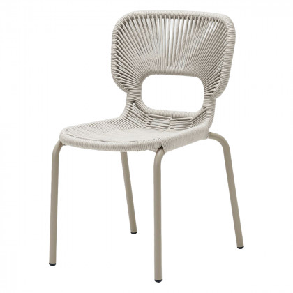 Mobital - Ischia Indoor/Outdoor Dining Chair in Taupe