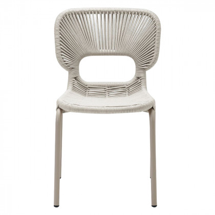 Mobital - Ischia Indoor/Outdoor Dining Chair in Taupe