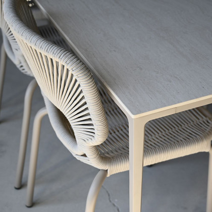 Mobital - Ischia Indoor/Outdoor Dining Chair in Taupe