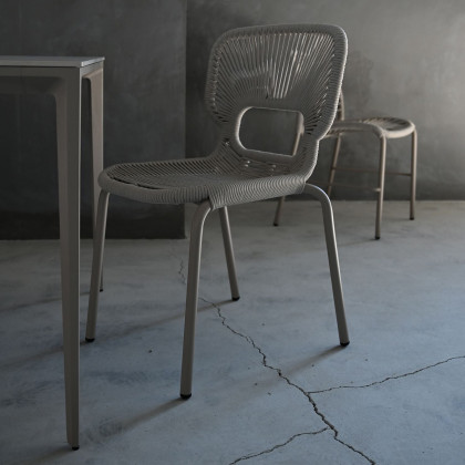 Mobital - Ischia Indoor/Outdoor Dining Chair in Taupe